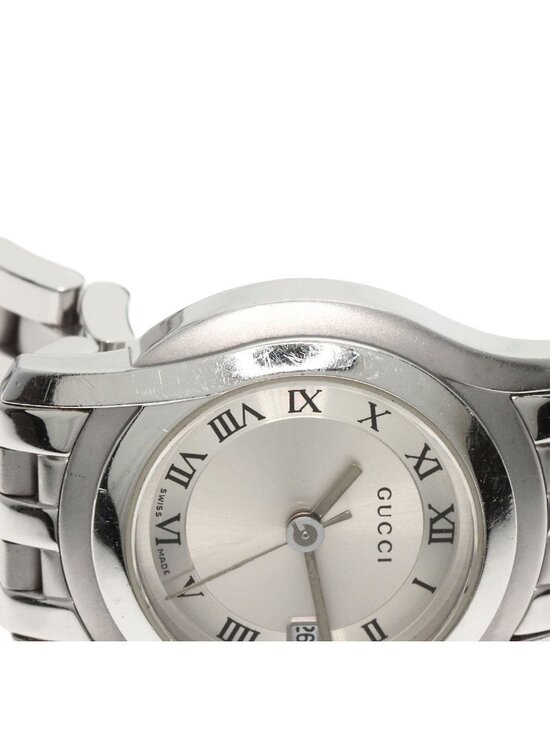 Gucci Round Face Watch SS